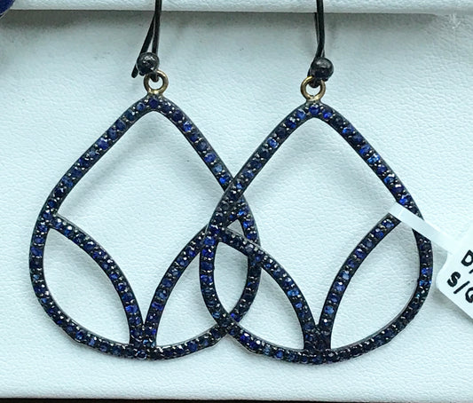 Sapphire Diamond Earring