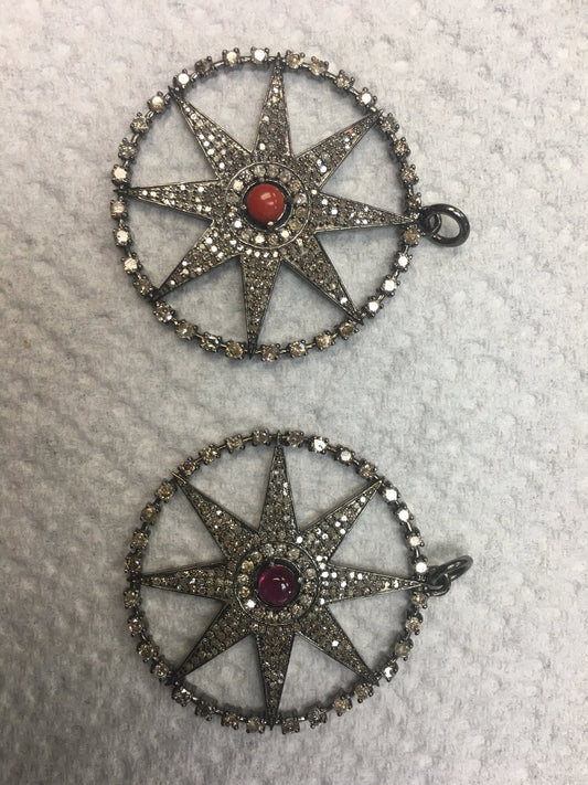 Round Shape Diamond Pendant