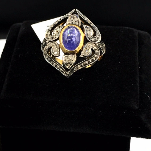 Kynite and Diamond Ring