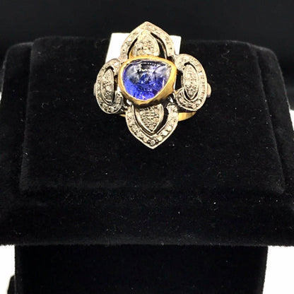 Kynite and Diamond Ring