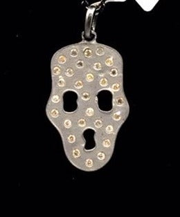 Skull Shape Diamond Pendant