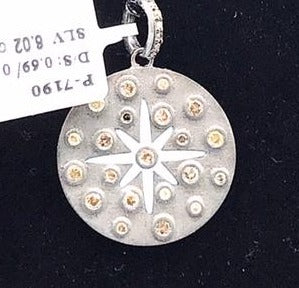 Round Shape Diamond Pendant