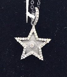 Star Diamond Pendant 5 point