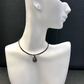 Drop Shaped Diamond Pendant .925 Oxidized Sterling Silver Diamond Pendant, Genuine handmade pave diamond Pendant Size 18 x 9 MM