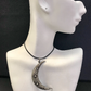 Moon with Opal Diamond Charm