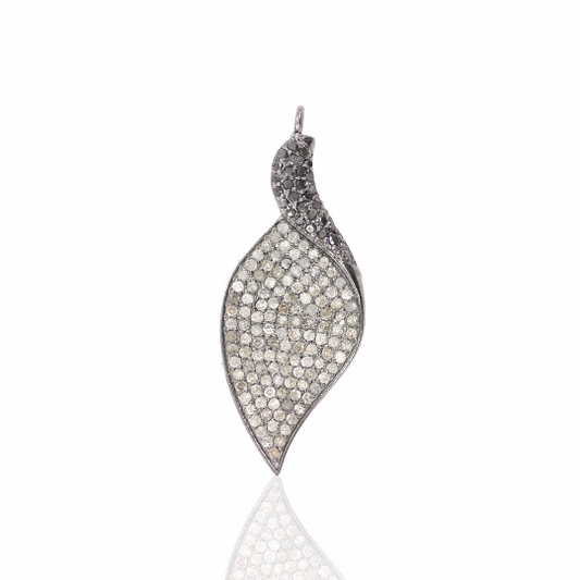 Pave Diamond Detail on, Gorgeous Piece Sizzling Flower Kali Shape Awesome Pendant.
