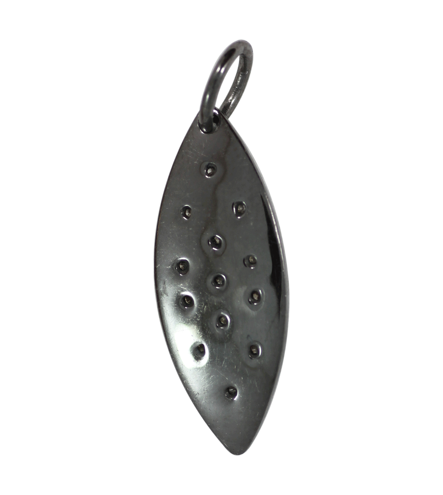 Silver Pave Diamond Pendant