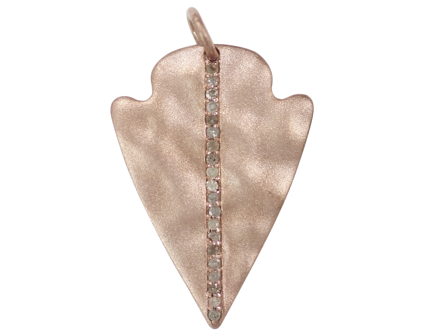 Silver Pave Diamond Pendant