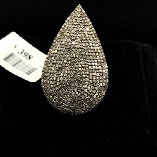 Drop Shape Diamond Ring