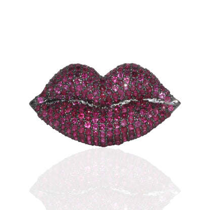 Lips Shape Designer Ring ,Lip Shape Party Ring