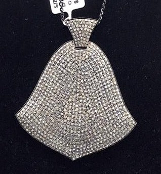 Large Fancy Shape Diamond Pendant